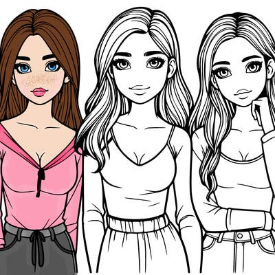 realistic girls