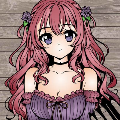 anime beautiful girl