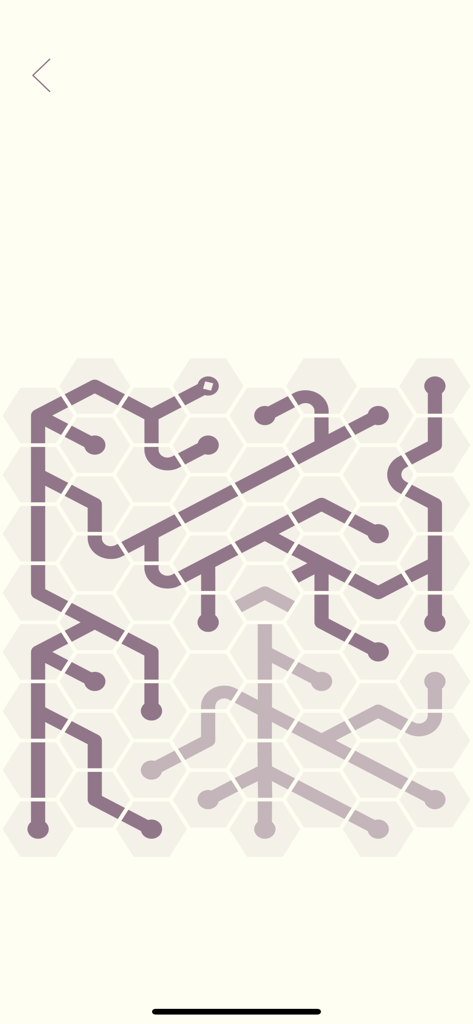 Noodles! - Hexagonal logic puzzle gameplay in the Noodles app