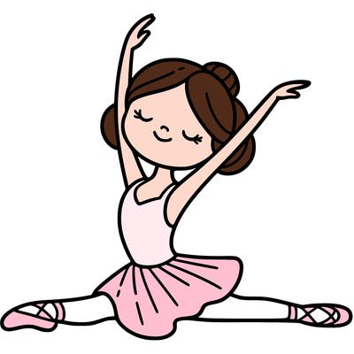 ballerina doing a split