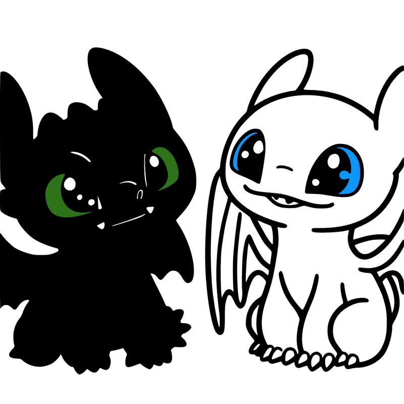 toothless and light fruy