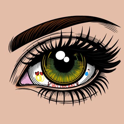 realistic eye
