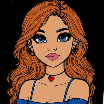 realistic pretty girl