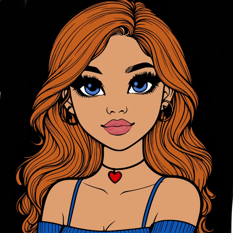 realistic pretty girl