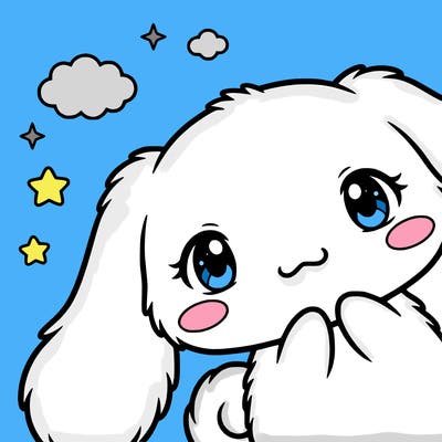 anime cinnamoroll cute fluffy