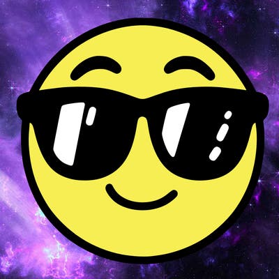emoji with sunglasses