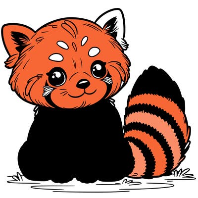 red panda
