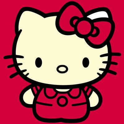 hello kitty pictures to color