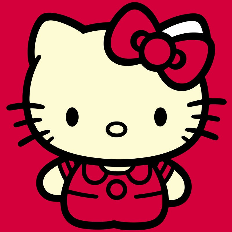 hello kitty pictures to color
