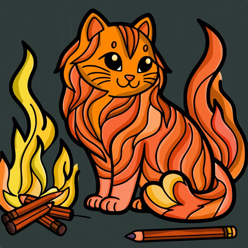 fire cat