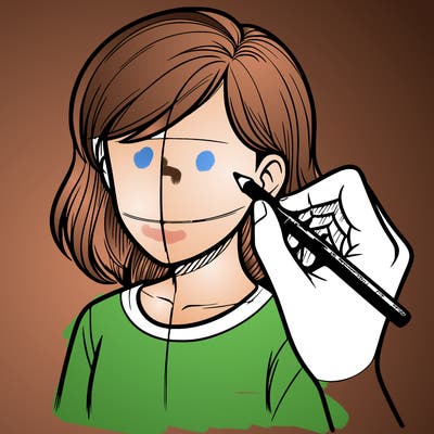 drawing a realistic person