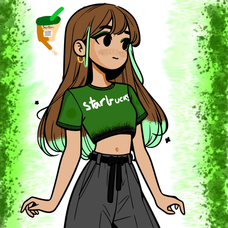 girl in a cute crop top