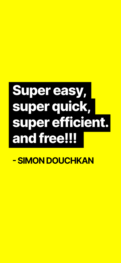 Un témoignage d'utilisateur positif pour Freebie Invoice Maker soulignant sa facilité d'utilisation, sa rapidité et son efficacité