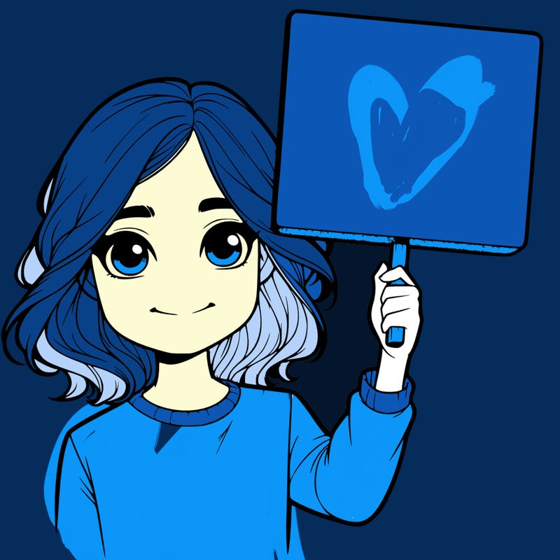 realistic girl holding up a sign