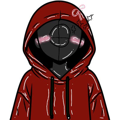 faceless girl in hoodie