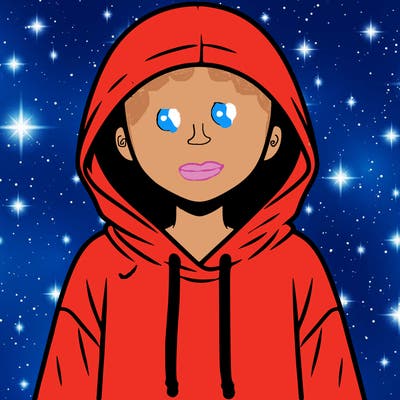 faceless girl in hoodie