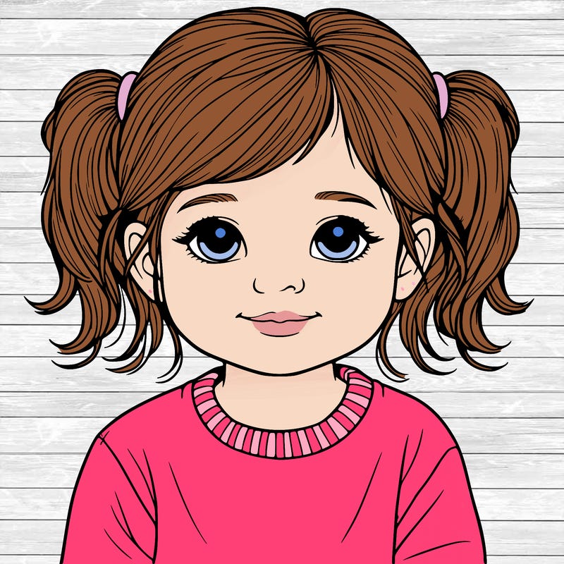 a realistic toddler girl