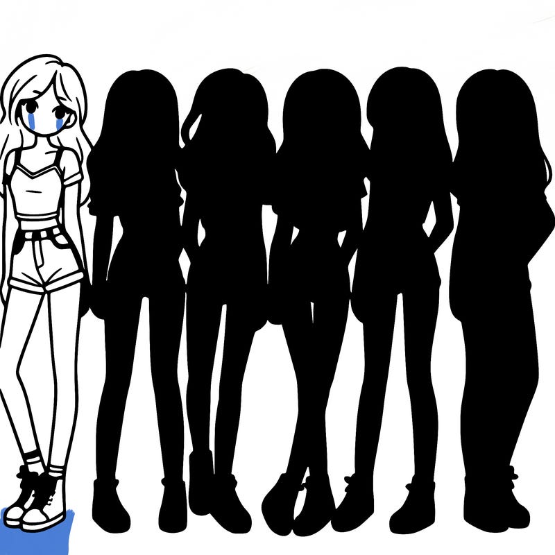 a group of girls wearing crop tops and shorts