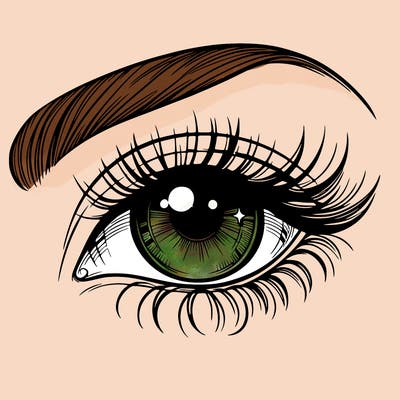 a beautiful eye