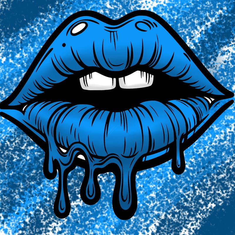 lips that look realistic and drip