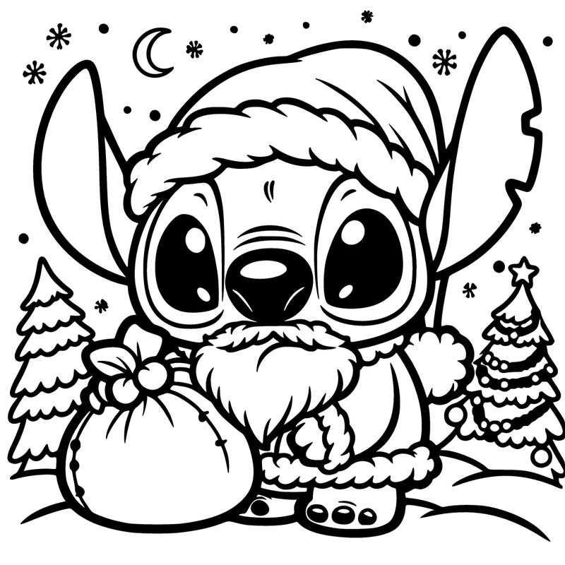 santa stitch