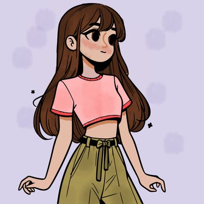 girl in a cute crop top