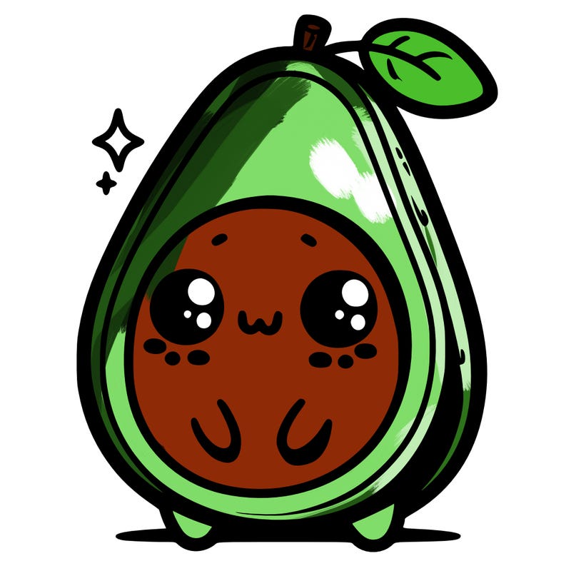 cute avocado