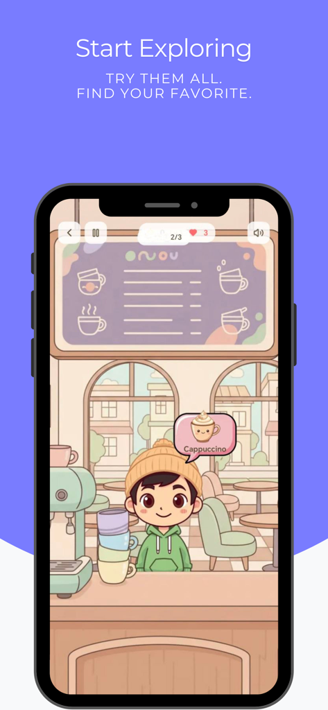 Reflexly - Brain Training - Reflexly brain training app Barista Memory game screen