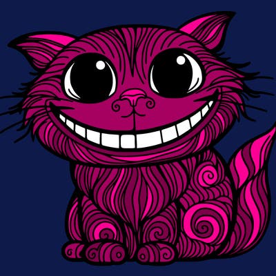 chesire cat from alice in wonderland
