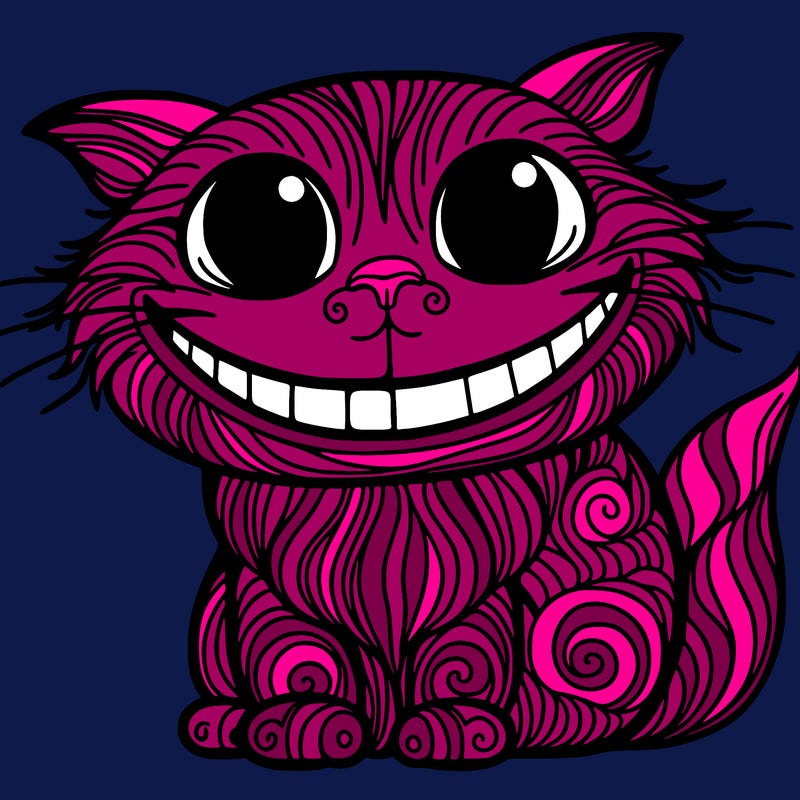 chesire cat from alice in wonderland