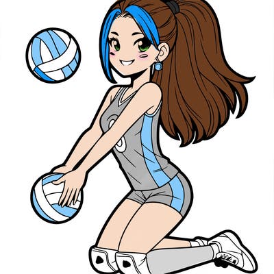 volleyball girl