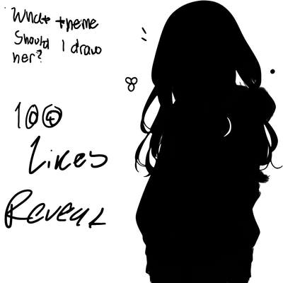 manga teen girl  in a sweater and baggy pants