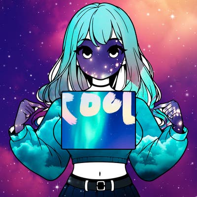 girl holding a blank sign in a long sleeve crop top