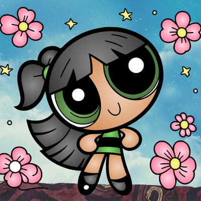 a powerpuff girl
