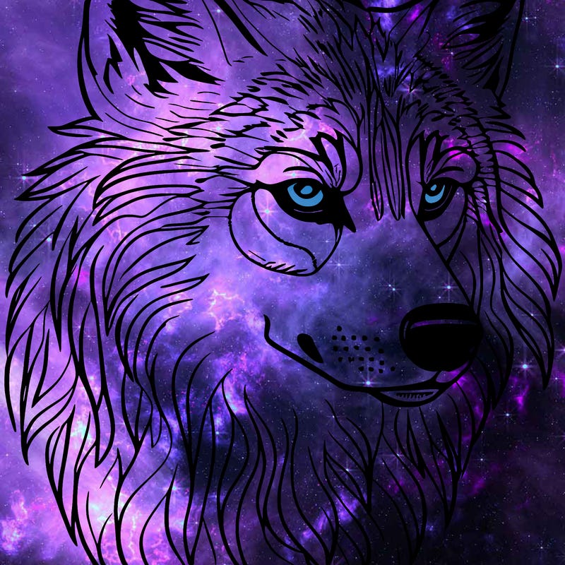 realistic wolf