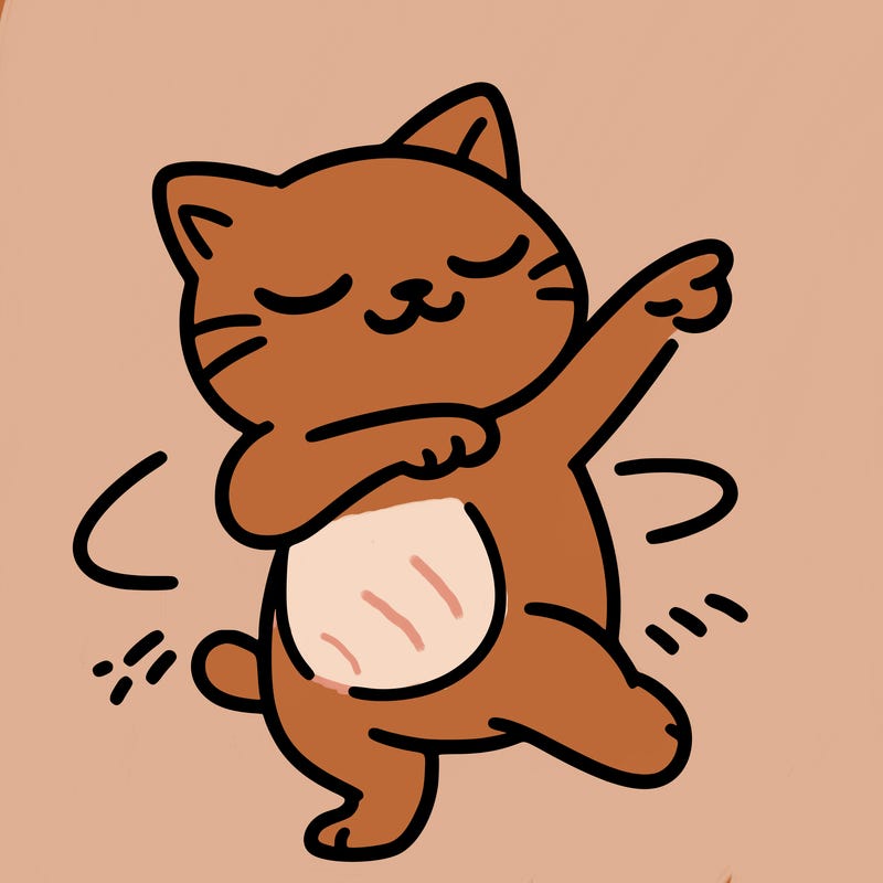 cat dancing