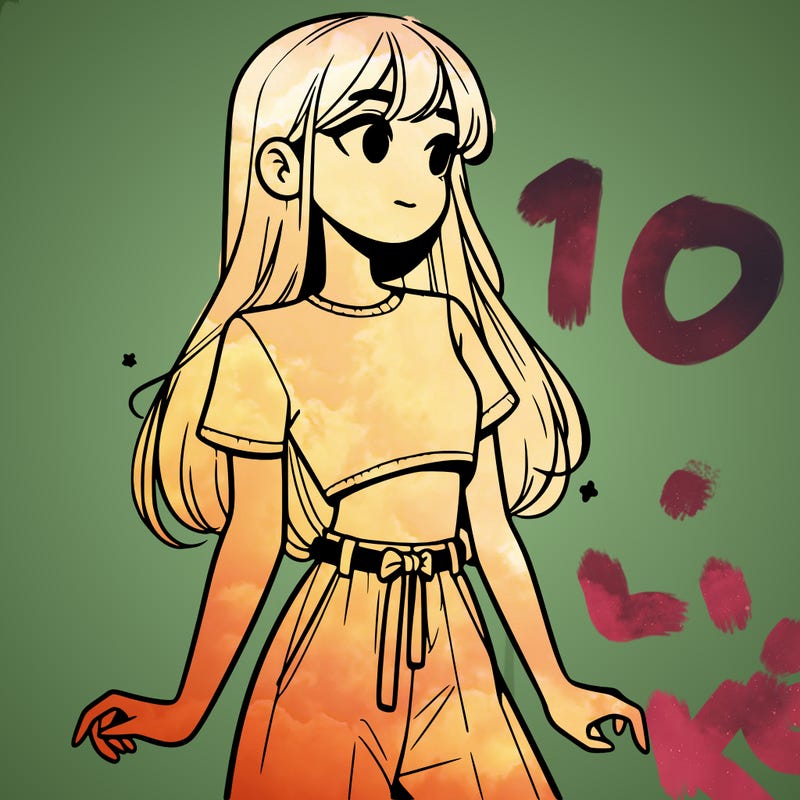 girl in a cute crop top