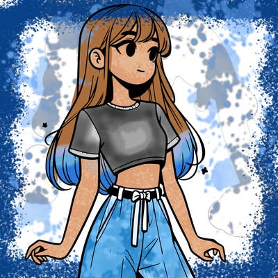 girl in a cute crop top