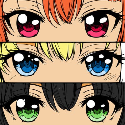 anime eyes