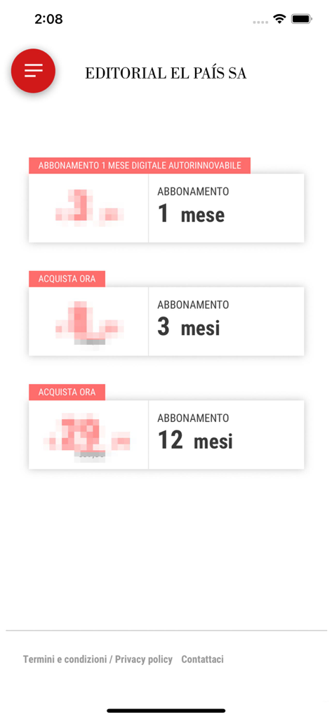 Digital subscription plans for Kiosco UH newspapers and magazines.