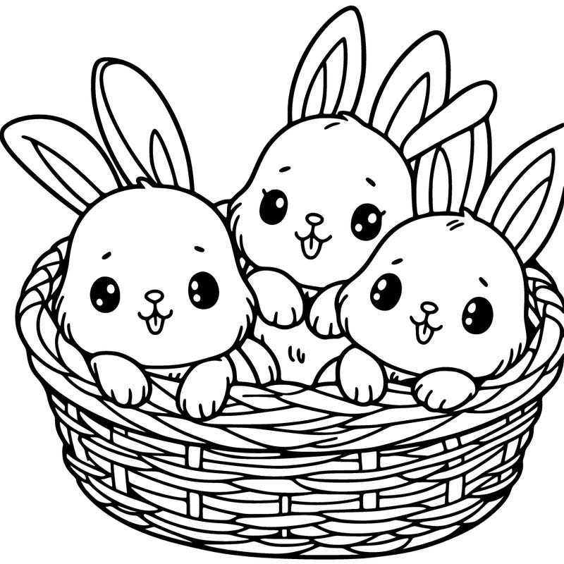bunny’s in a basket