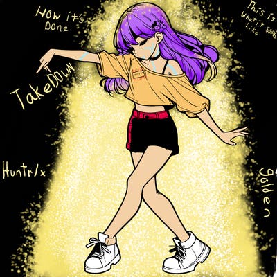 realistic girl danceing
