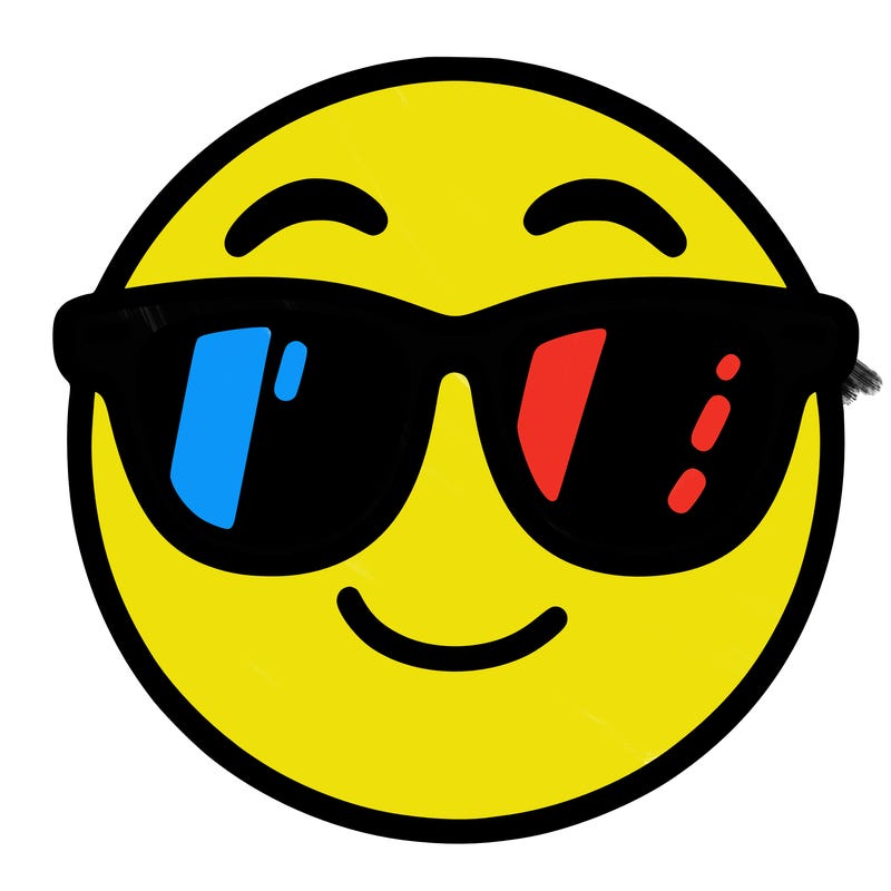 emoji with sunglasses