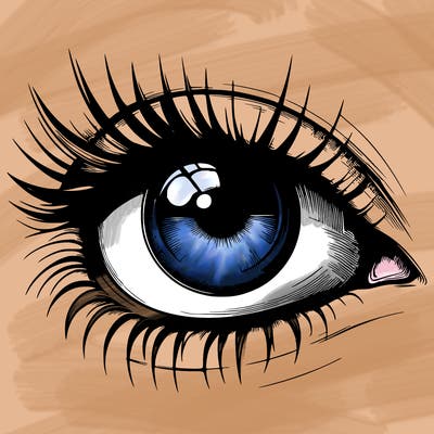 realistic eye
