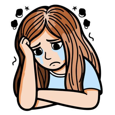 depressed girl (mental health awareness)