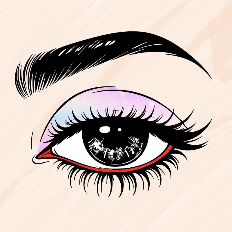 eye closed realistic