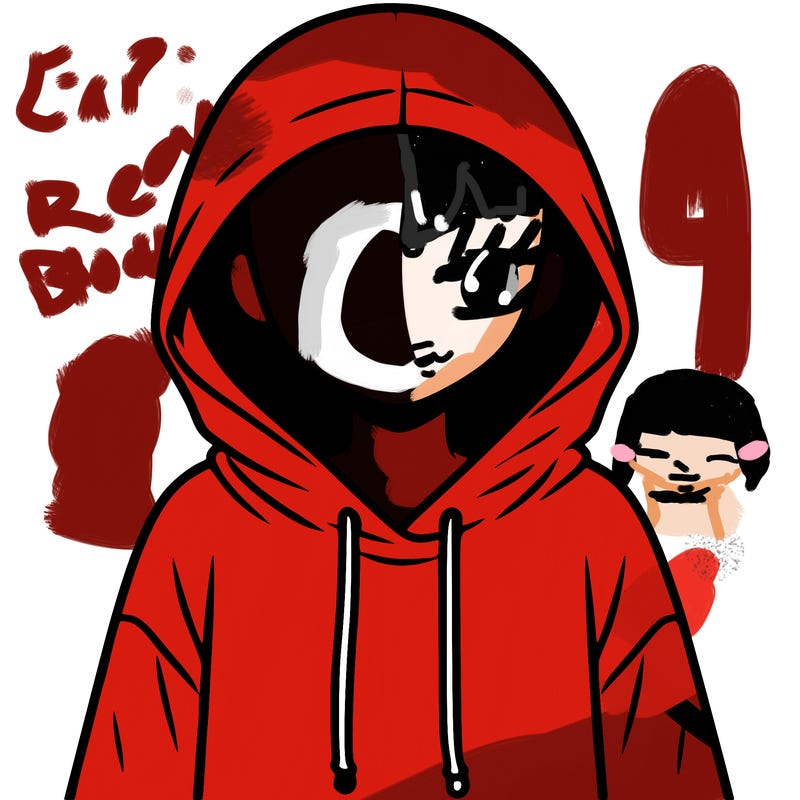 faceless girl in hoodie