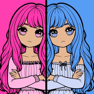 realistic girls split