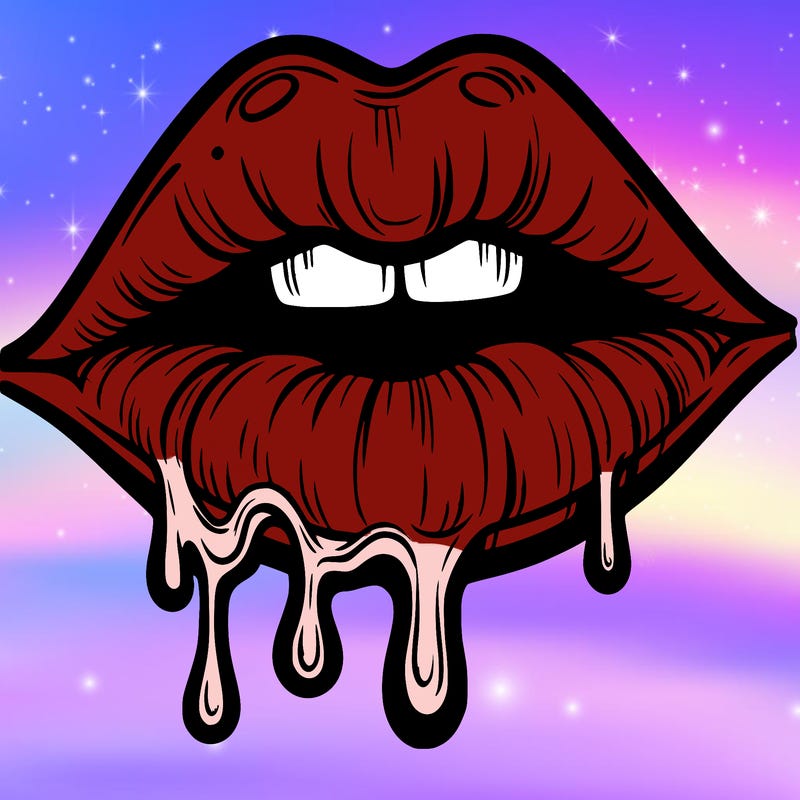 lips that look realistic and drip