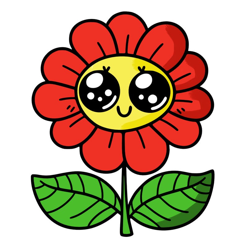 flower with eyes